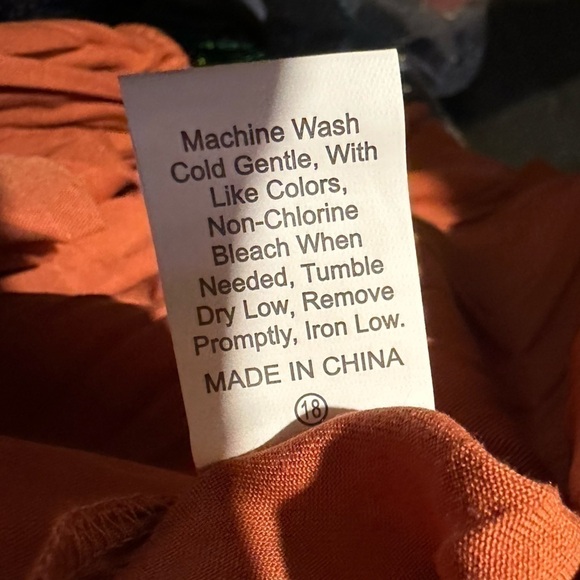 𝅺ORANGE Belted Mini Dress - Picture 6 of 6